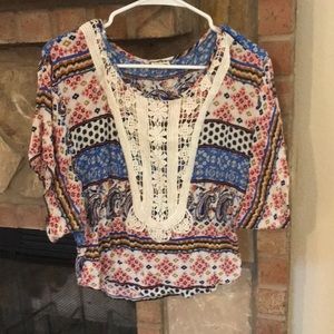 Multi colored cute blouse